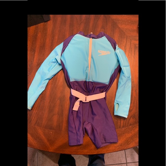 Speedo Aqua Hero Swim Aid Kids S/M 2-3 Years Old 25-35 Lbs - New Teal/Blue - Picture 2 of 6